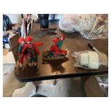 Christmas tree, ornaments, and decorations