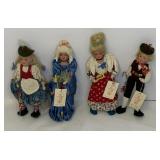 4 Small Austrian Dolls
