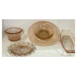 Pink Depression Glass