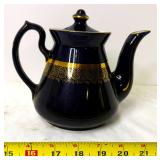 Blue & gold coffee pot Hall