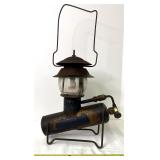 Blue propane coleman lantern - unique