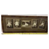 Vintage series of  child photos 33'x12'