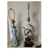 2 lamps