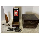 2 layer Oriental box, Cigar box with...