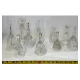 10 Clear Glass Bells