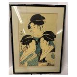 3 Geisha Girls Painting 32.5'X24.5'
