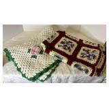 2 Crochet lap blankets