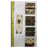 4 hinges and door plate