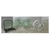 Uranium glass 5 plates (3, 2)
