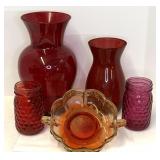 Red Glassware