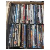 Collection of DVD Movie Titles in Cases