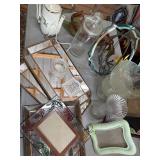 Decorative Glass, Frames, and Ceramics