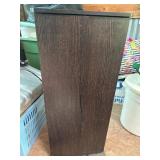 Dark Wood Laminate Storage Cabinet