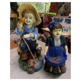 Painted Resin Figurines of Children