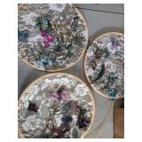 Costume Jewelry on Lace Hoops