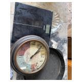 Clock, Digital Scale, Glass Plate, misc