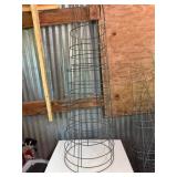 4 Heavy-Duty Metal Plant Cages