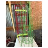 Painted Metal Wire Plant Supports