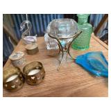 Glassware and Brass Items
