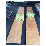 Solid Wood Panels with Trim Pieces