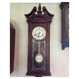 Elgin Wall Clock with Pendulum and Keys