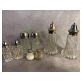 Glass Salt and Pepper Shakers
