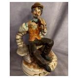 Capodimonte Figurine of Man Playing Violin
