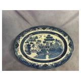 Blue Willow Oval Platter by Heritage Mint