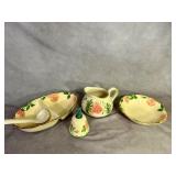 Franciscan Dinnerware Set, Hand-Painted Floral