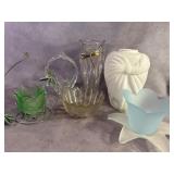Colored and Clear Glass and Crystal