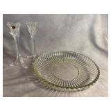 Cristal D'Arques Lead Crystal Candlesticks plus