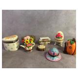 Miniature Decorative Pill/Ring Boxes
