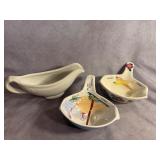 3 Ceramic Gravy Boats, Mixed Designs