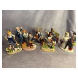 12 Danbury Mint Norman Rockwell Figurines