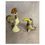 Vintage Hand-Painted Tonala Ceramic Figurines