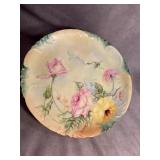 HBC France Hand-Painted Porcelain Plate