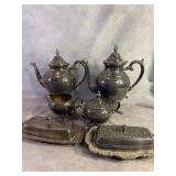 Wm. Rogers Silver-Plated Tea and Serving Set