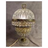 16.5' Michelotti Crystal Teardrop Table Lamp