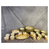 Poppytrail Zinnia Dinnerware Set, 68 Pieces