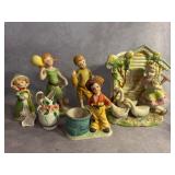6 Vintage Porcelain Figurines