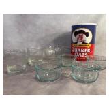 Quaker Oats Canister & Pyrex Dish Set