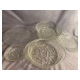 Fruit-Themed Clear Glass Tableware Set