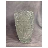 Bohemian Crystal Vase with Queen Lace Pattern