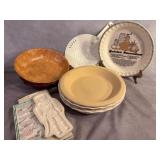 Kitchenware Including Bowls and Mold