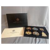 State of Oklahoma Collectors Ornaments '97-'02
