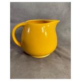 Fiesta Ware Yellow Ceramic Pitcher