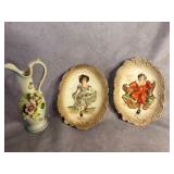 Lefton and Ardco Porcelain Figurines and Vase