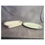 CorningWare Dish & J.L.M. Oval Platter Set