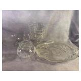 Clear and Etched Glassware