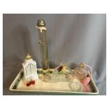 Perfume Bottles and Tray Set
